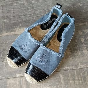 Sam Edelman Lauren Croc Embossed Espadrilles BX152